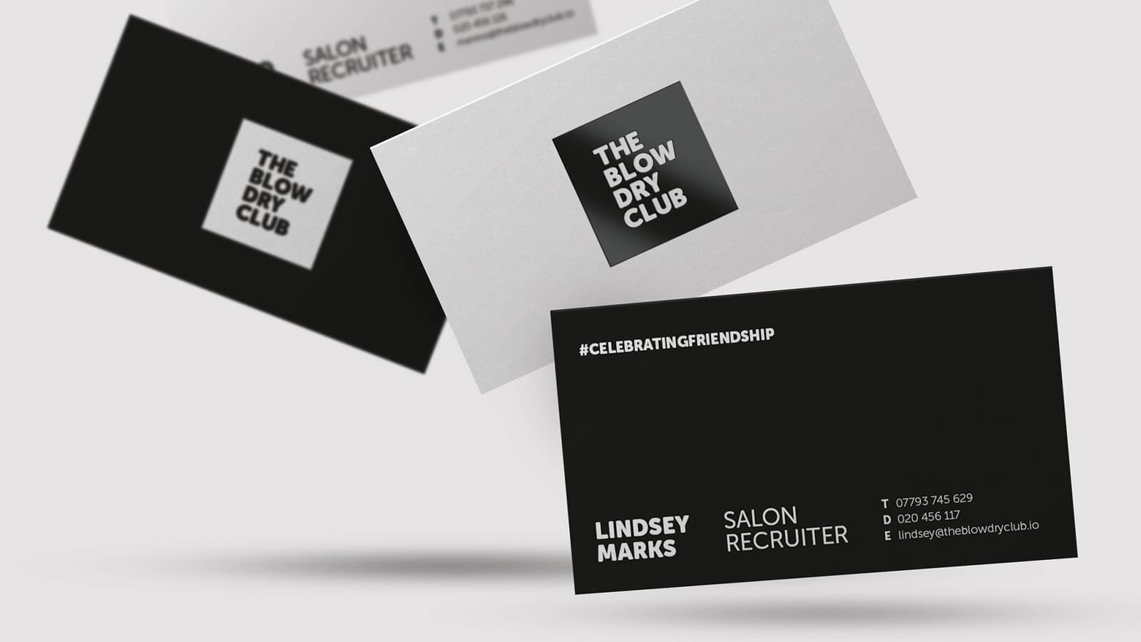 The Blow Dry Club Business Cards
