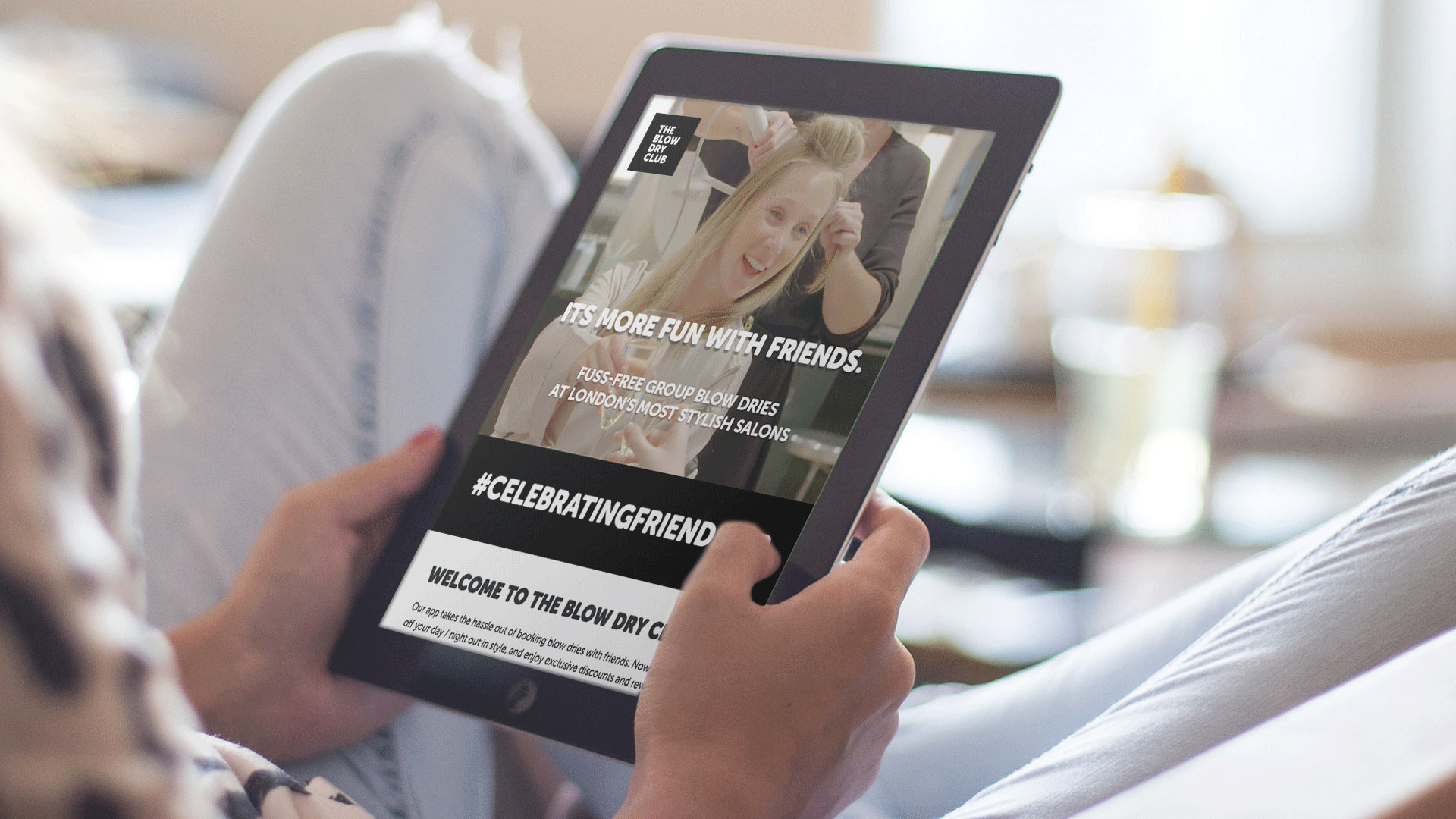 The Blow Dry Club Website Example