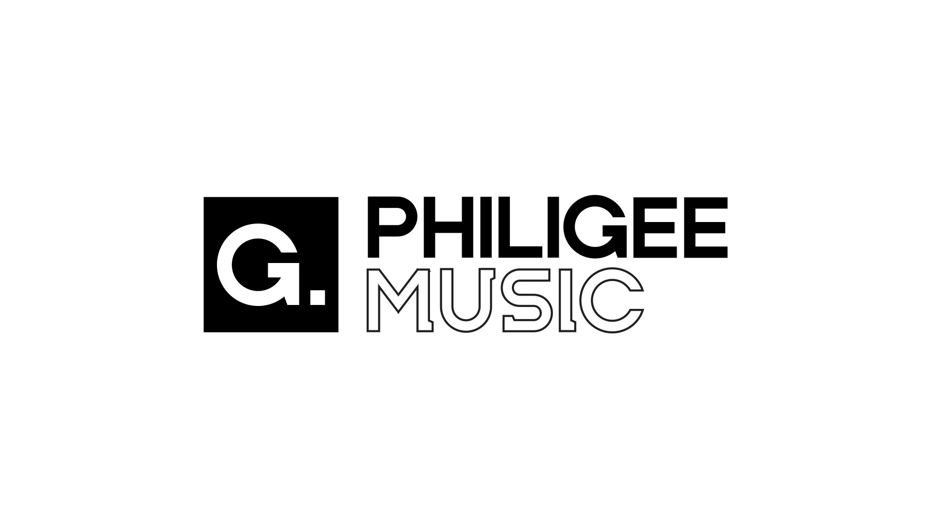 Philigee Music Logo Black